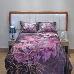 Orchid Floral  fitted sheet