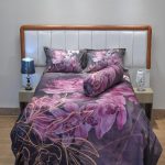 Orchid Floral Flat Sheet Set 4 Pieces