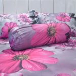 Lilac Dusk Floral bolster